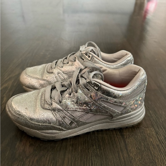 Metallic Silver Sneakers - Picture 6 of 6
